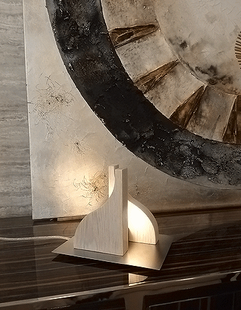 Slide lampada moderna da tavolo SIMMETRIA 2
